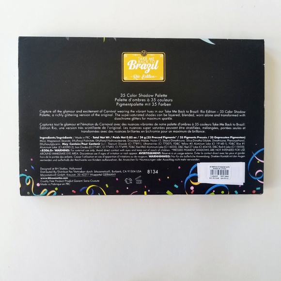 BH Cosmetics Rio Edition Eyeshawdow Palette - Picture 3 of 8